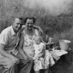 Clifford Burrit Mason Jr. (Son), Mildred Winship (Mother) and child