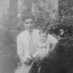 Merle Wilfred "Zib" Ackert Sr. with unidentified baby